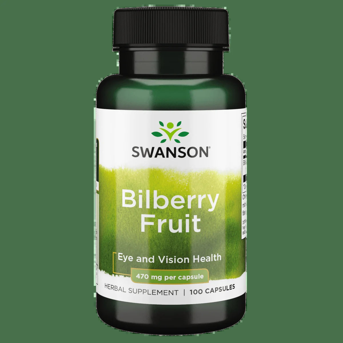 Bilberry Fruit 470 Mg 100 Capsules