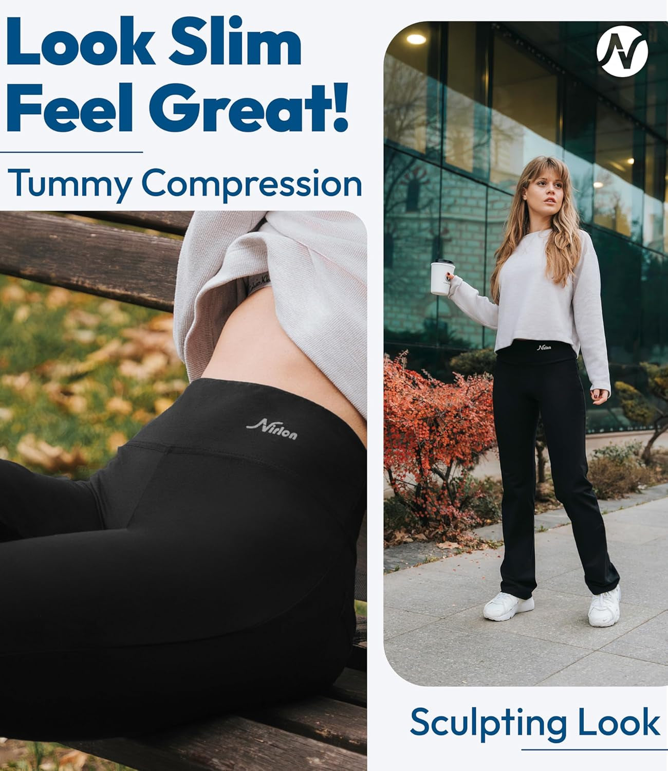 Straight Leg Yoga Pants for Women Soft & Breathable 