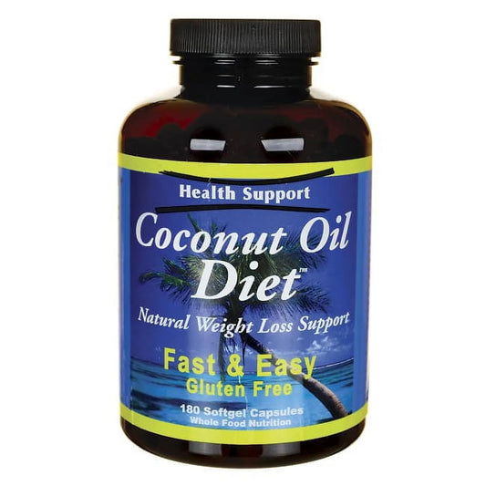 Coconut Oil Diet - 180 Softgel Capsules