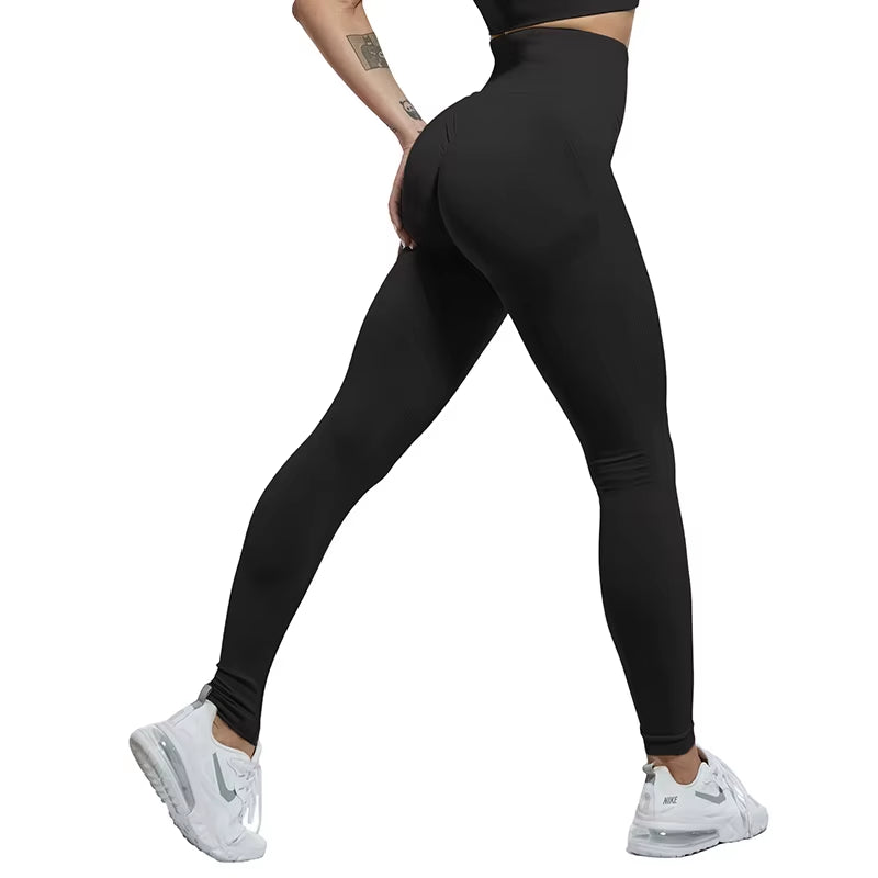 Women Fitness Leggings Push up Bubble Butt Legging Slim High Waist Leggins Mujer Seamless Fitness Legging