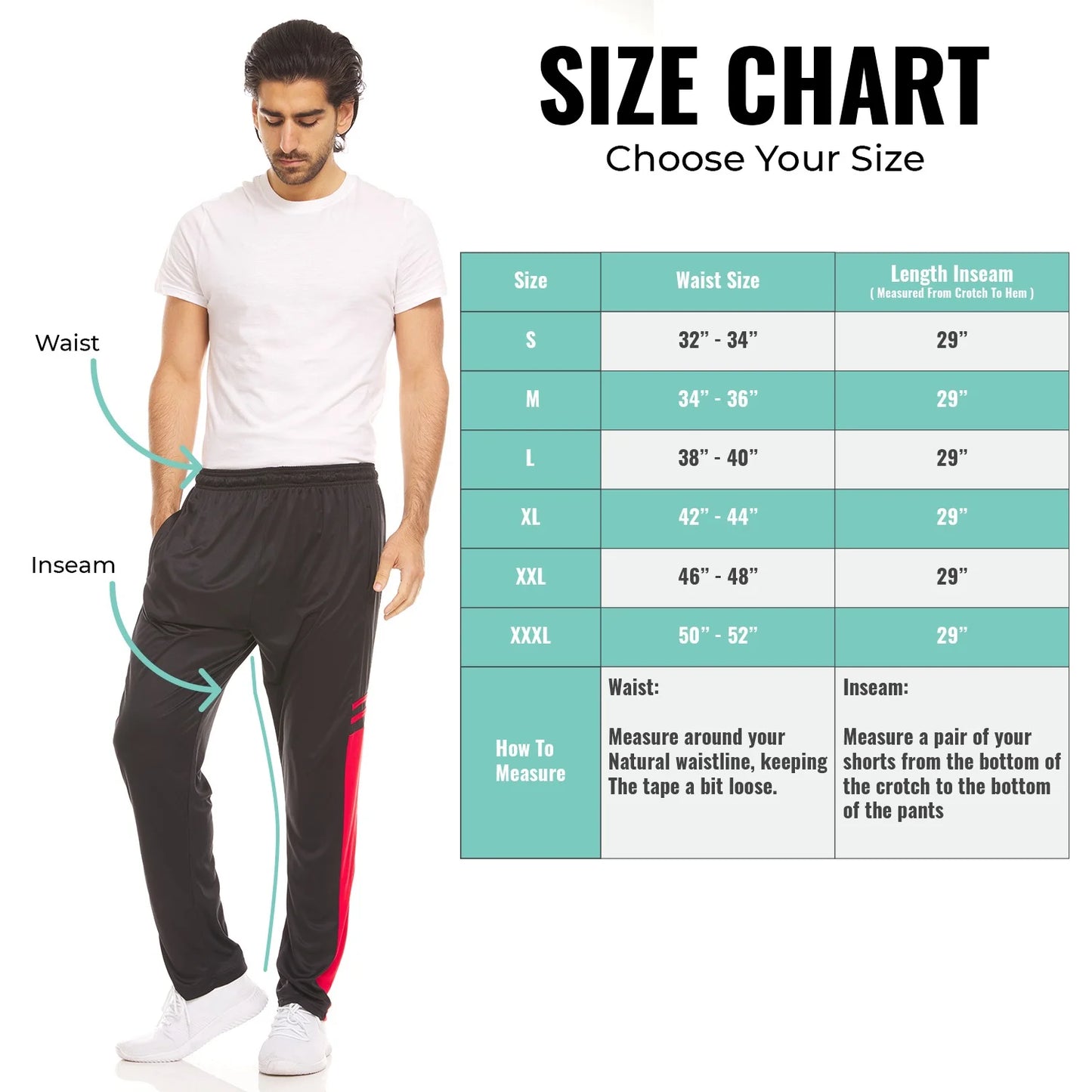 Dri-Fit Sweat Pants 3 Pack-. High Performance