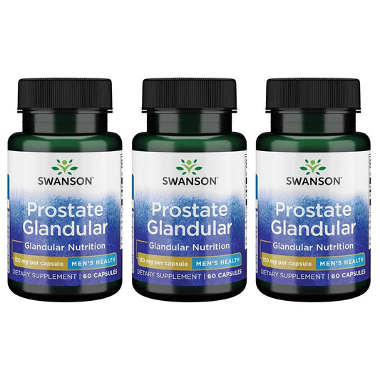 Swanson Prostate Glandular - Men'S Health 150 Mg 60 Caps 3 Pack