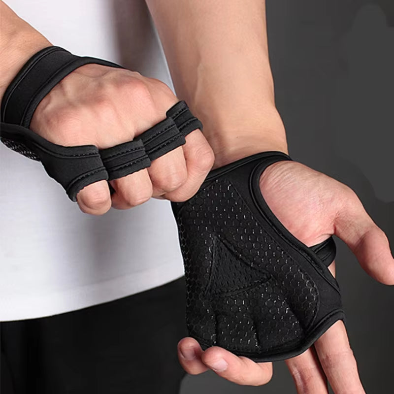 Hand Palm Protector Gym Fitness Gloves - Bodybuilding 