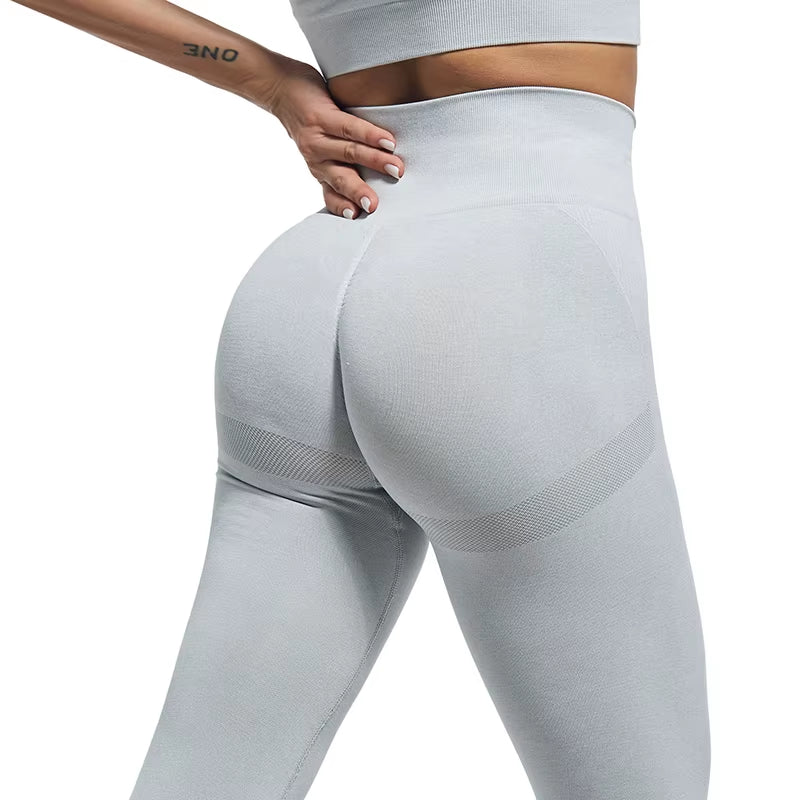 Women Fitness Leggings Push up Bubble Butt Legging Slim High Waist Leggins Mujer Seamless Fitness Legging