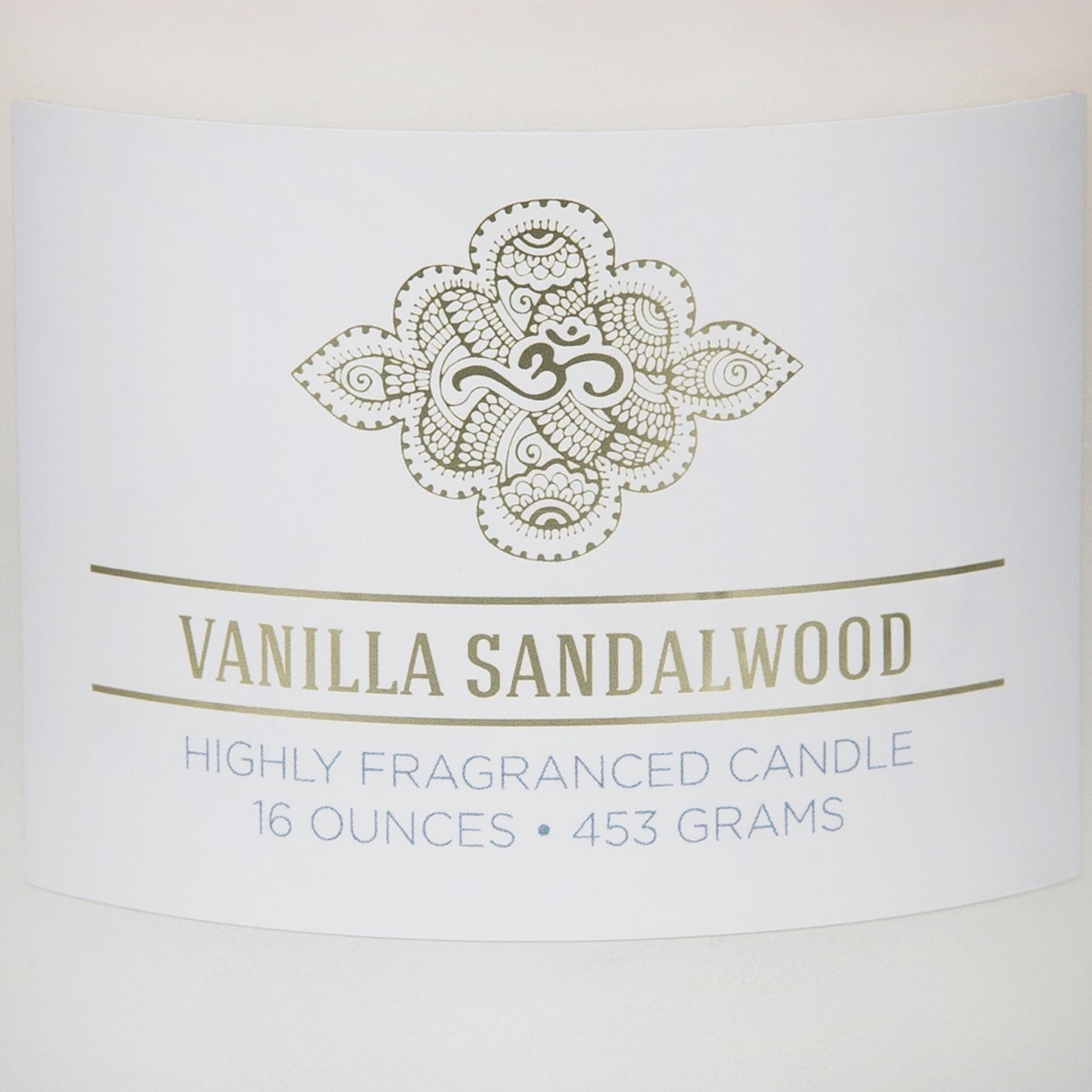 Wellness Vanilla Sandalwood Scented Jar Candle, 2 Wick, 16 Oz, 60 Hours Burn, Sweet